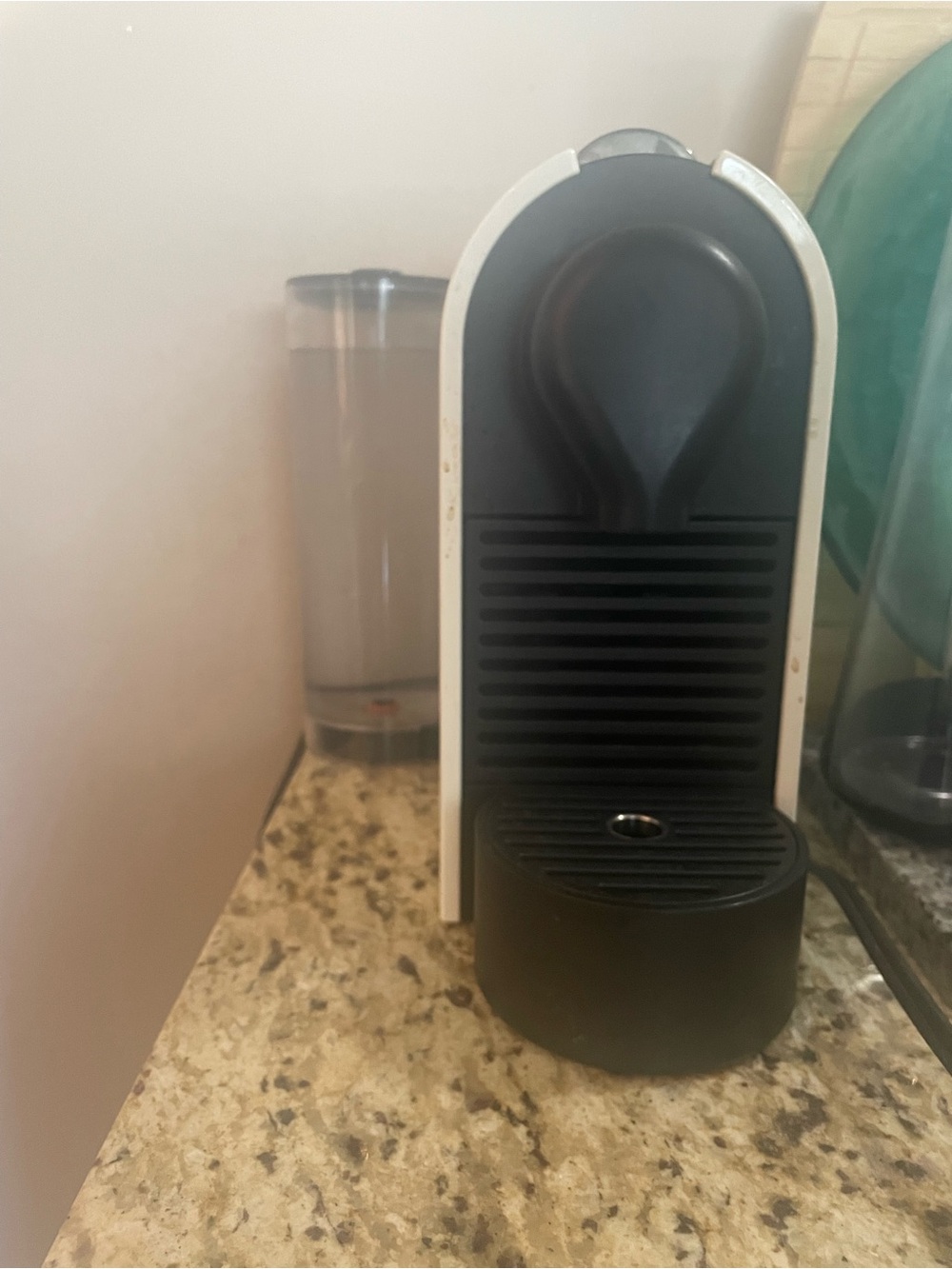 Nespresso Black and White Compact Capsule Coffee Machine